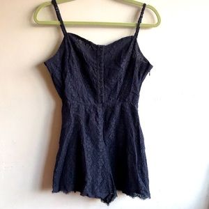 Urban outfitters blue race romper